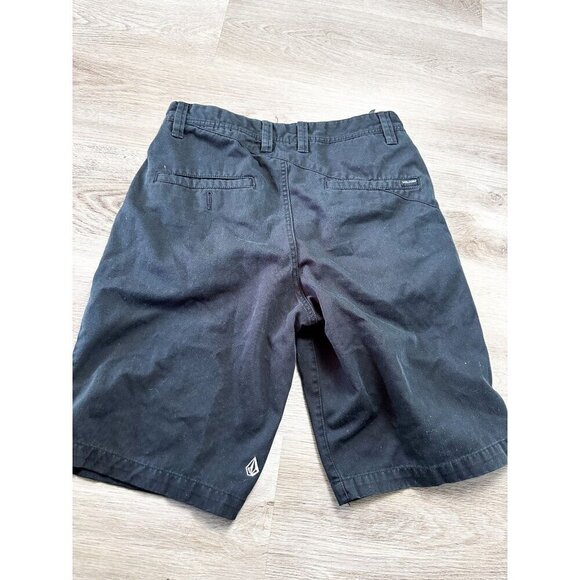 Volcom Classic Black Mens Flat Front Casual Shorts 30 - Picture 3 of 8